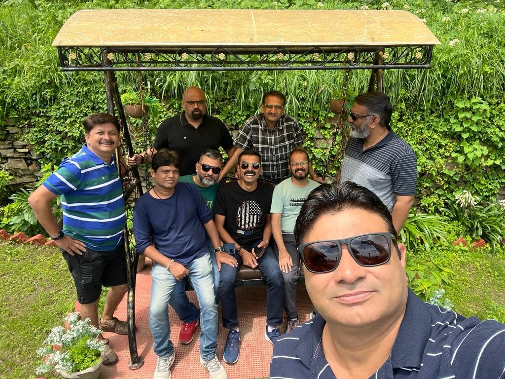 Friends together at a gathering